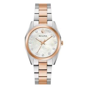 Bulova Silver and Gold Two-Tone Watch